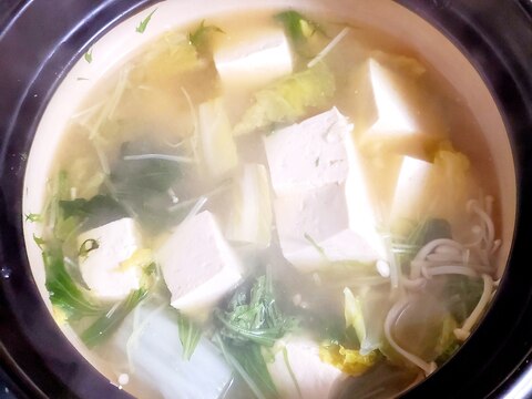 寒い季節にd=(^o^)我が家の湯豆腐♪♪